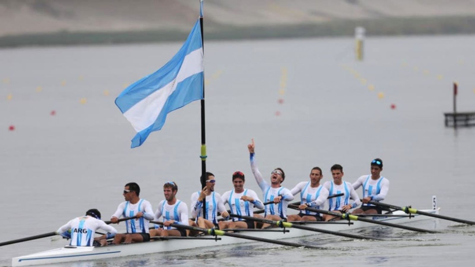 Argentina, medalla de bronce en Cuatro Pares de Remos Cortos Masculino (M4X) en Santa Fe 2026