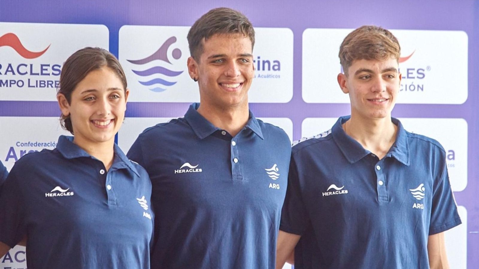 Argentina, medalla de bronce en 4 x 200m Relevo Estilo Libre Masculino en Santa Fe 2026