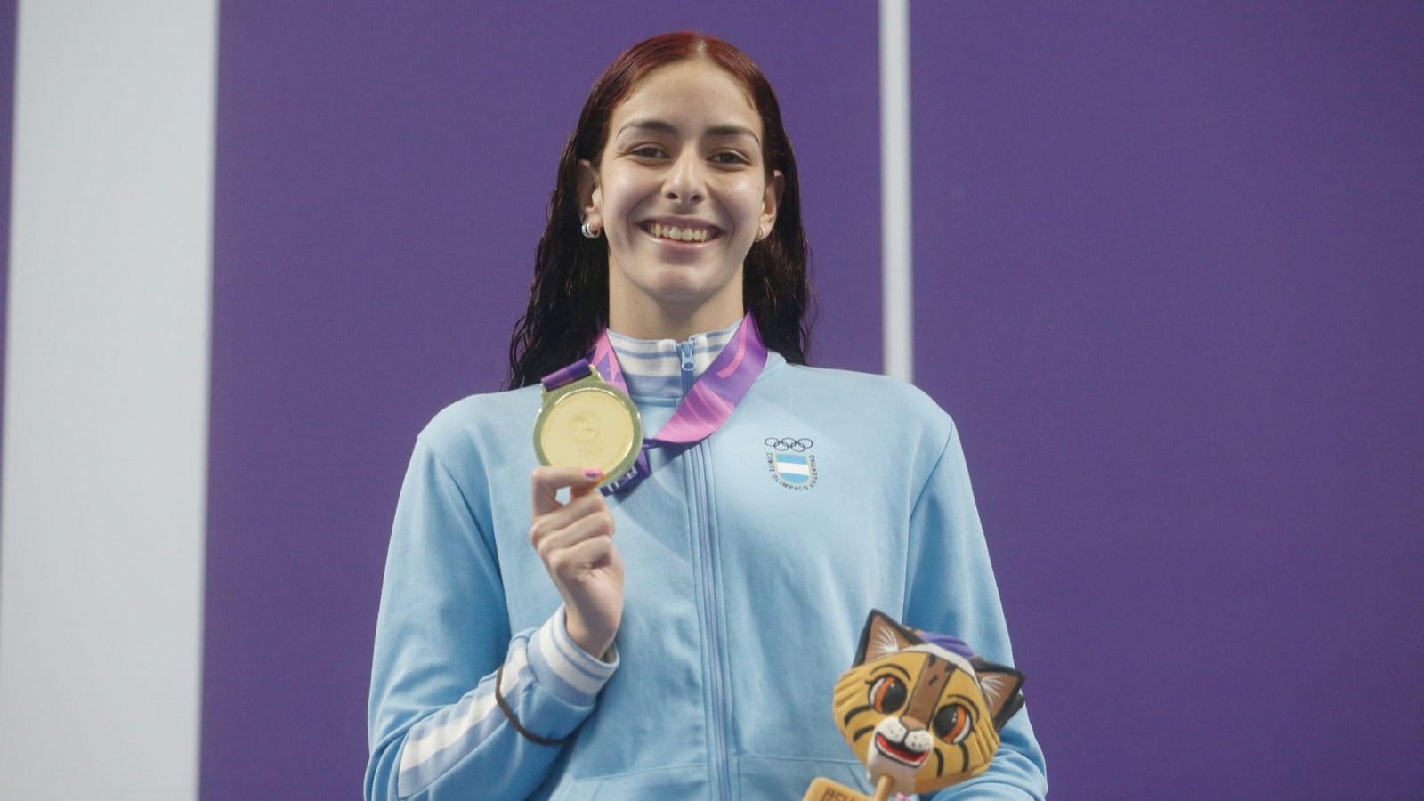 Malena Santillán, medalla de plata en 400m Estilo Libre Femenino en Santa Fe 2026