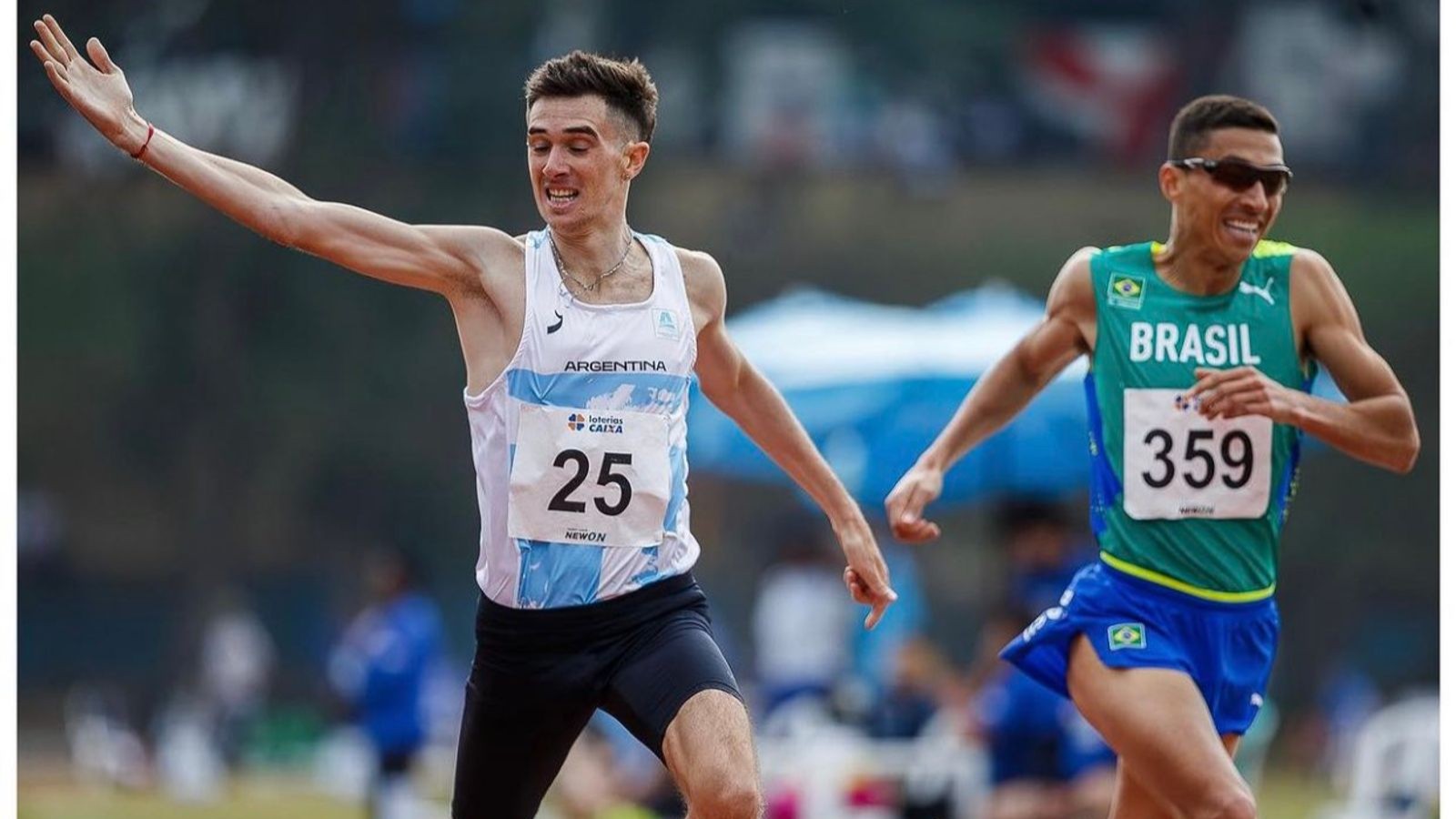 Diego Lacamoire, medalla de plata en 1500m Masculino en Santa Fe 2026