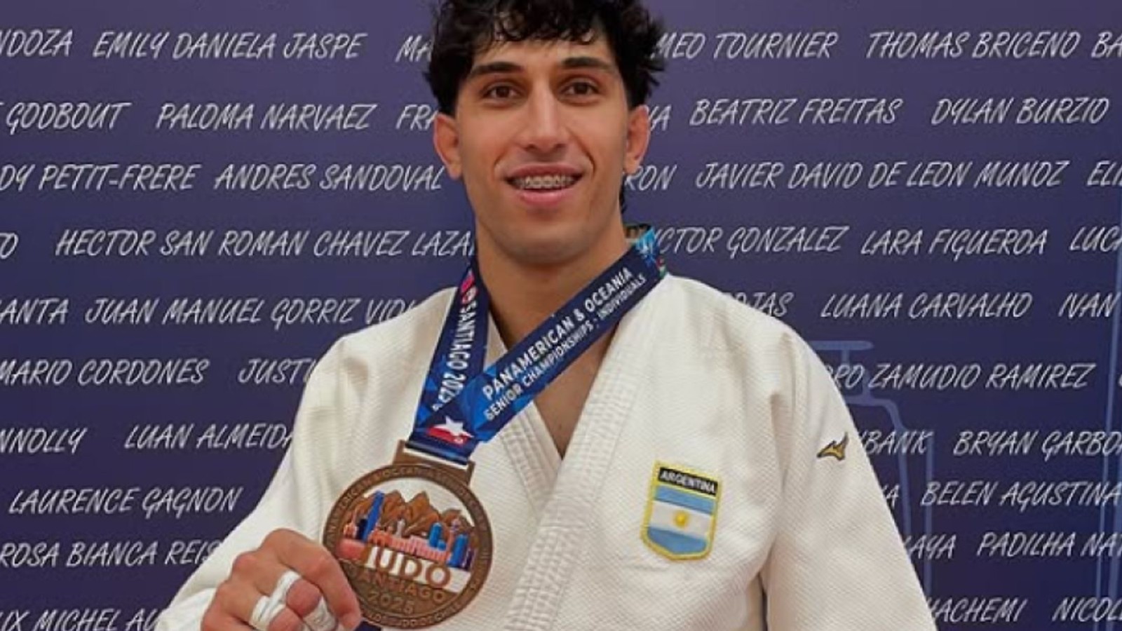Ivo Dargoltz, medalla de bronce en Shiai Masculino -100 Kg en Santa Fe 2026