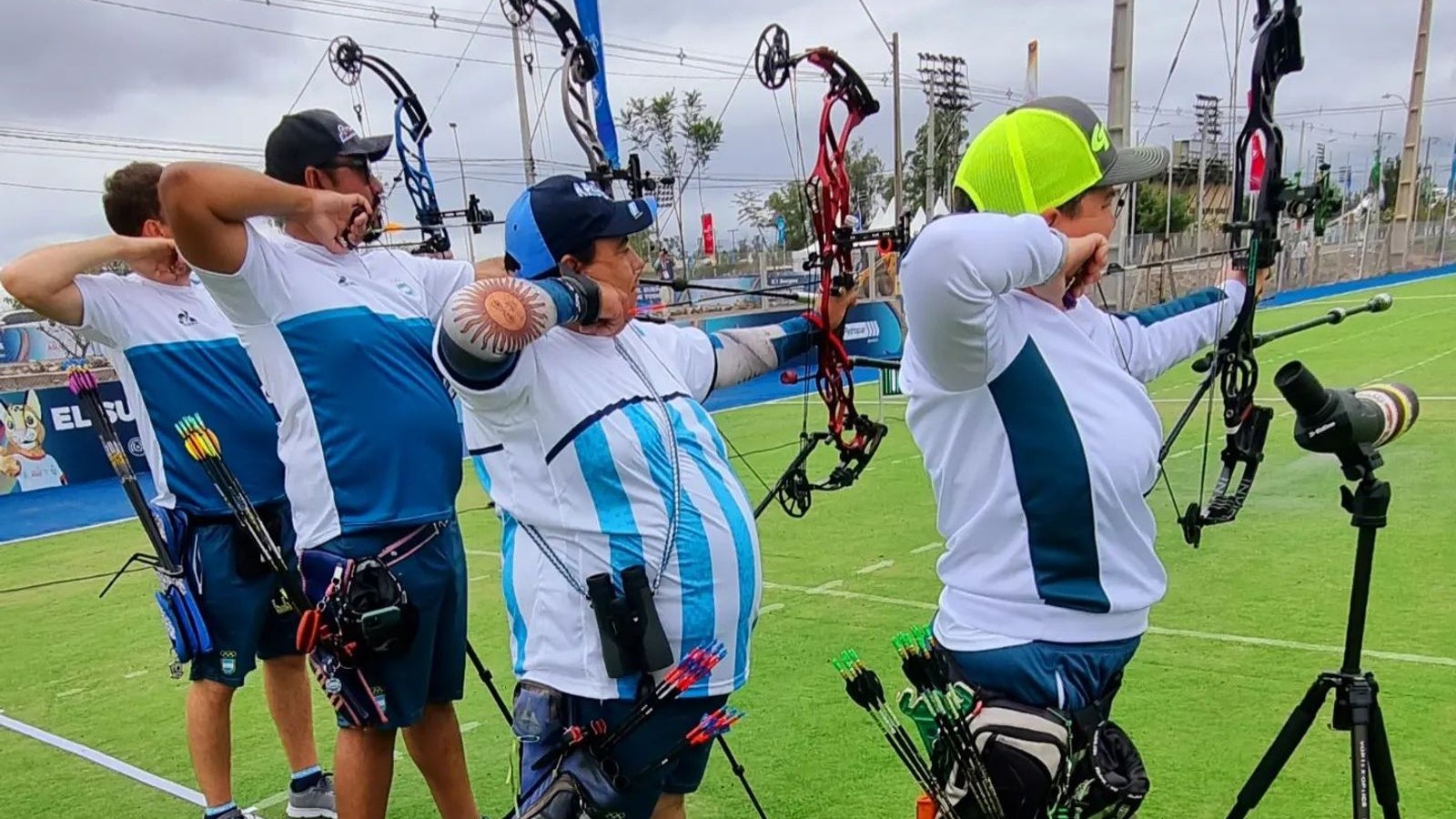 Argentina, medalla de plata en Equipos Arco Compuesto Masculino en Santa Fe 2026