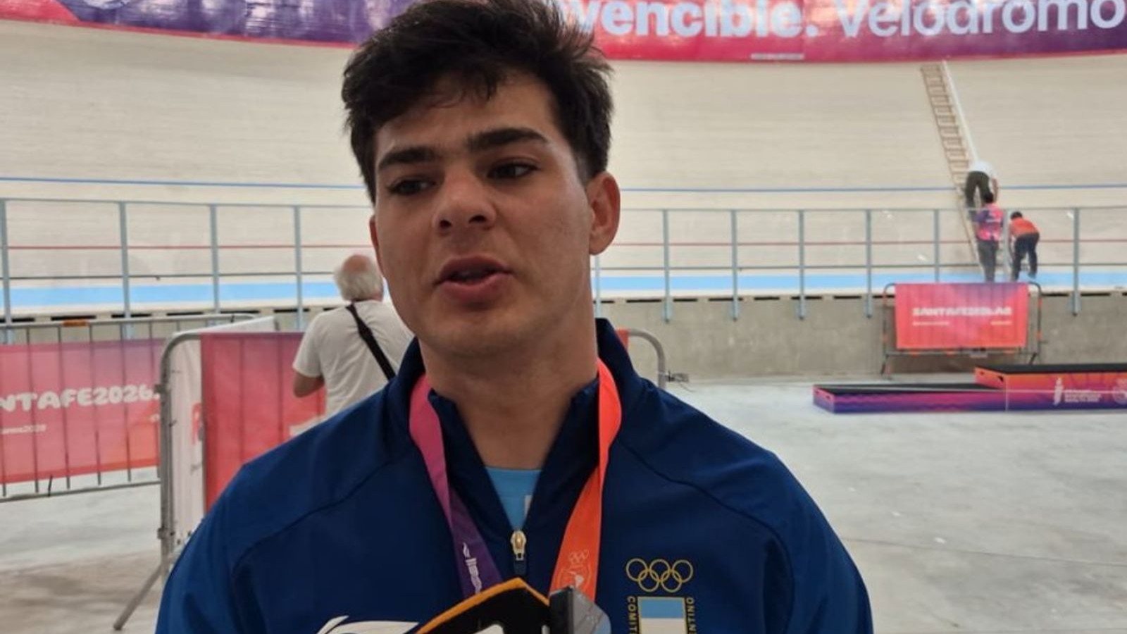 Juan Rodriguez, medalla de bronce en Keirin Masculino en Santa Fe 2026