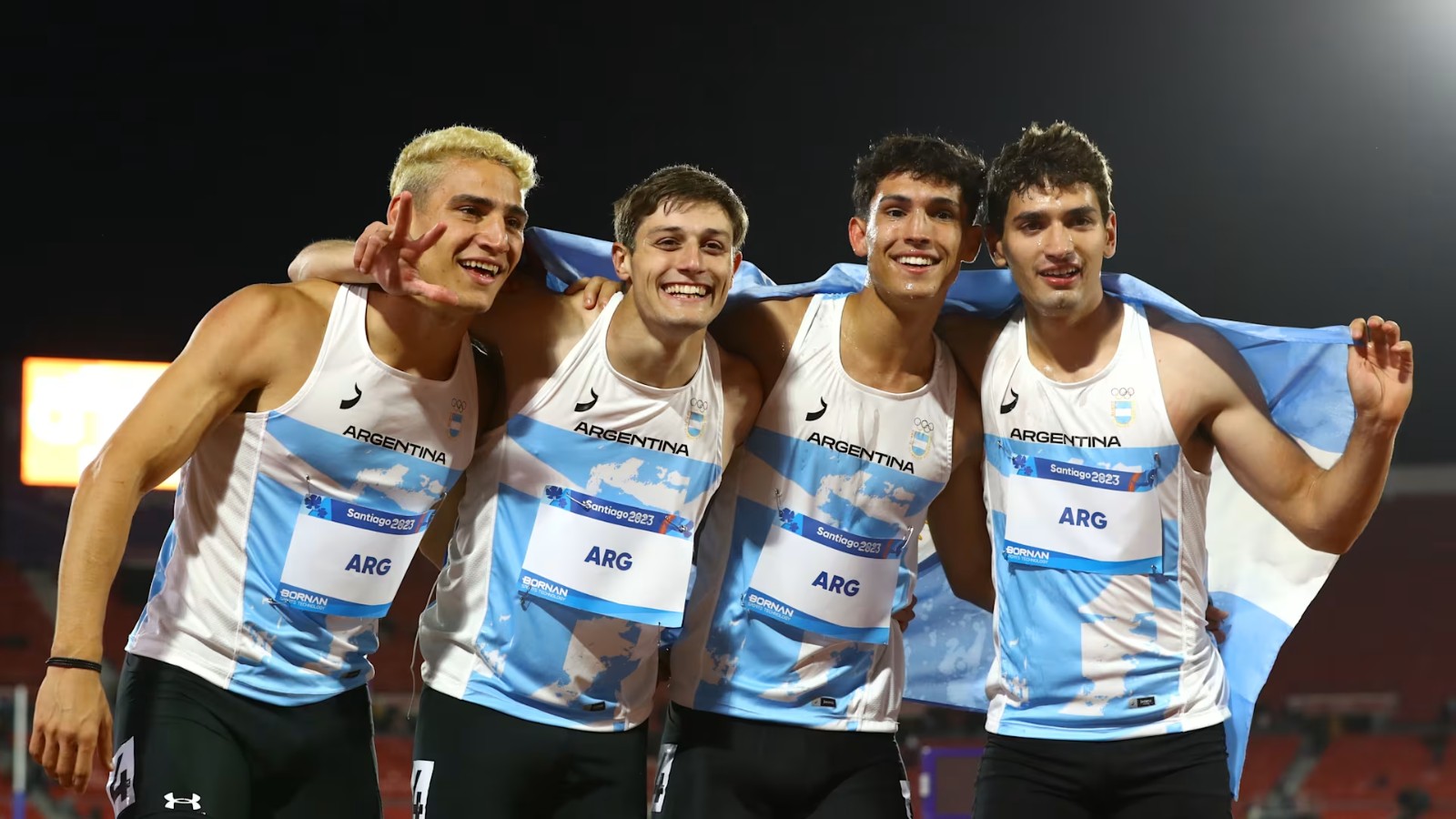 Argentina, medalla de oro en 4 x 400m Relevo Mixto en Santa Fe 2026