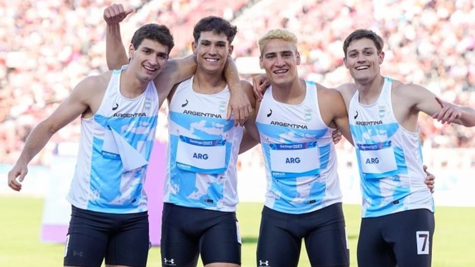 Argentina, medalla de plata en 4 x 400m Relevo Masculino en Santa Fe 2026