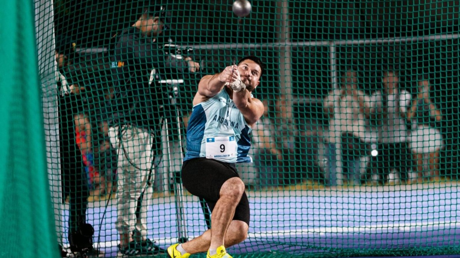 Joaquin Gómez, medalla de bronce en Lanzamiento de Martillo Masculino en Santa Fe 2026