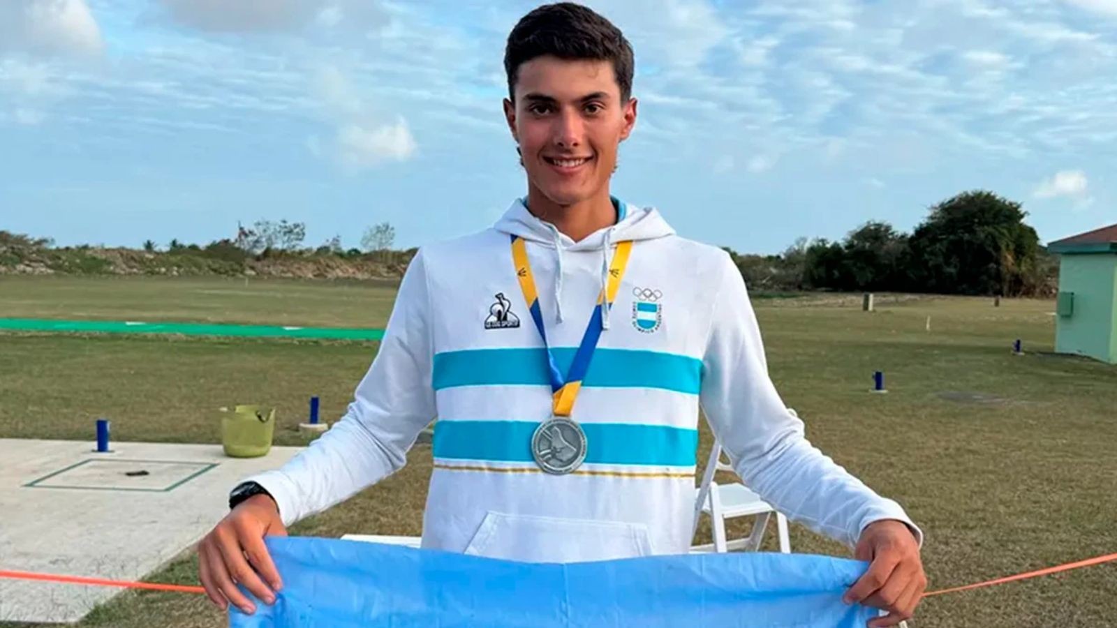 Joaquin Cisneros, medalla de bronce en Trap Masculino en Santa Fe 2026